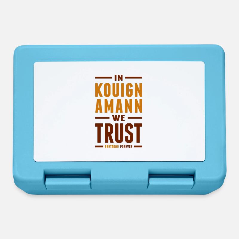 In Kouign amann we trust - Boîte à goûter - bleu saphir