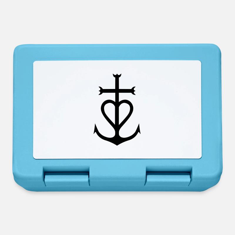 Croix Camargue - Boîte à goûter - bleu saphir