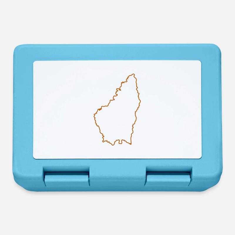 Logo Ardèche - Boîte à goûter - bleu saphir