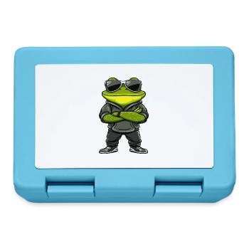 Frog Comic Cool - Lunchbox - sapphire blue - Front