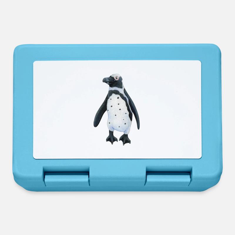 Jackass penguin - Lunchbox - sapphire blue