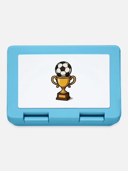pokal - Brotdose - Saphirblau