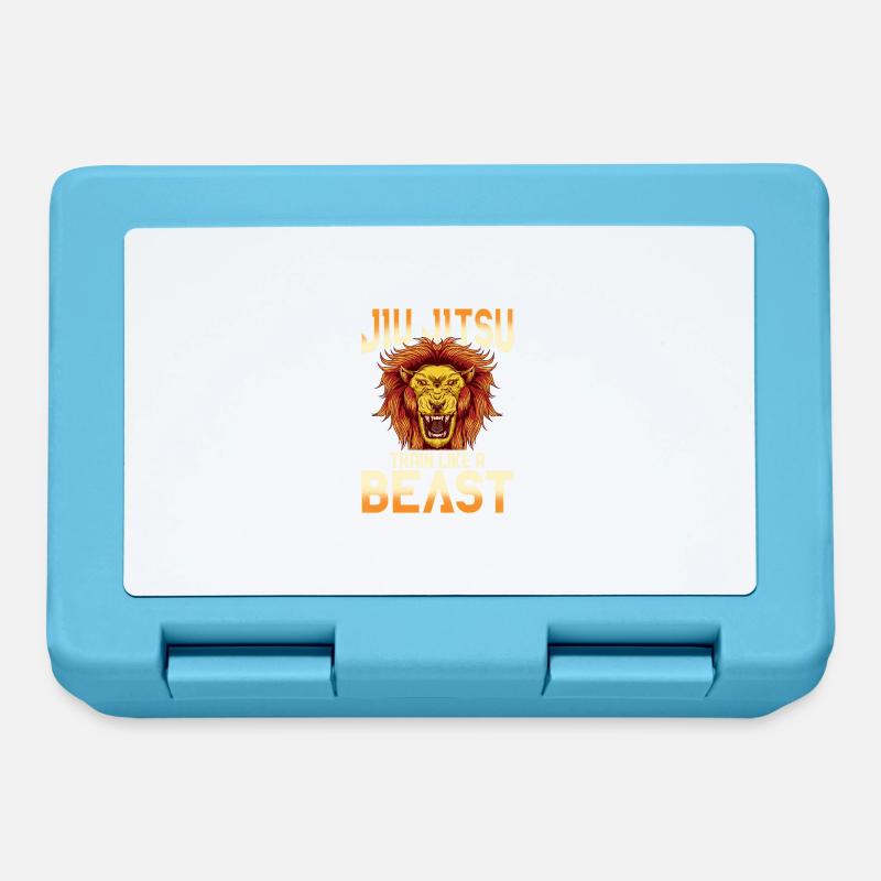 Train Like a Beast BJJ Jiu Jitsu Trainer & Coach - Lunchbox - sapphire blue