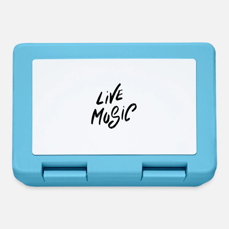 live music ! - Boîte à goûter - bleu saphir
