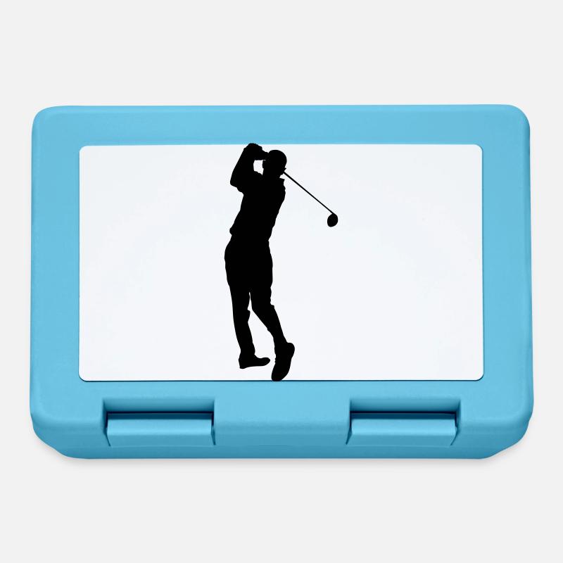 Golfeurs - Boîte à goûter - bleu saphir