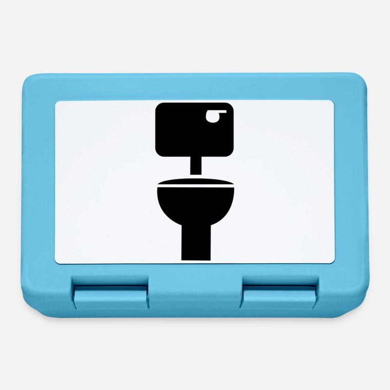 toilette - Boîte à goûter - bleu saphir