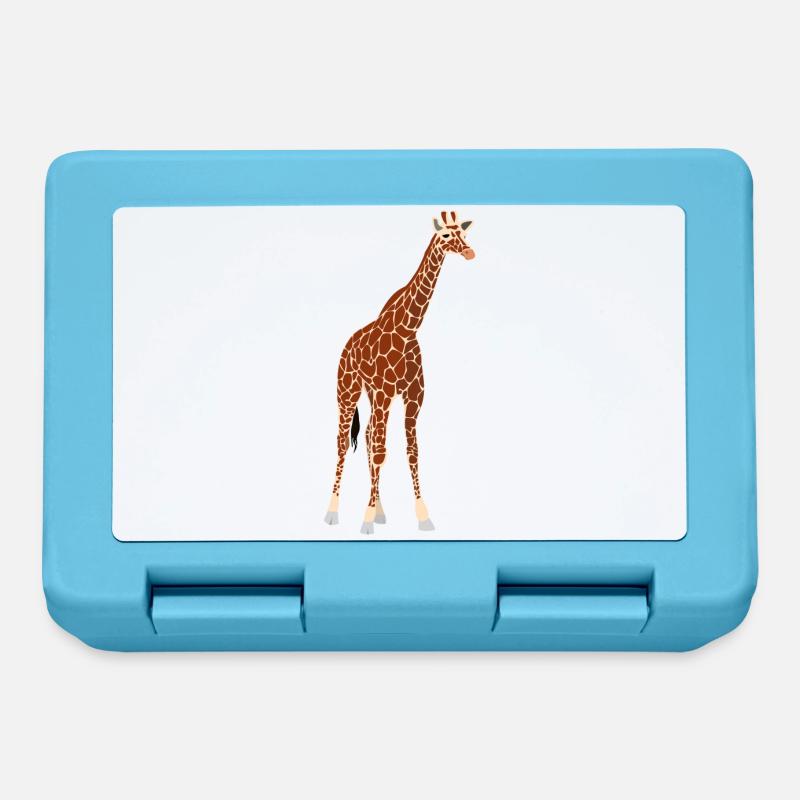 giraffe - Lunchbox - sapphire blue
