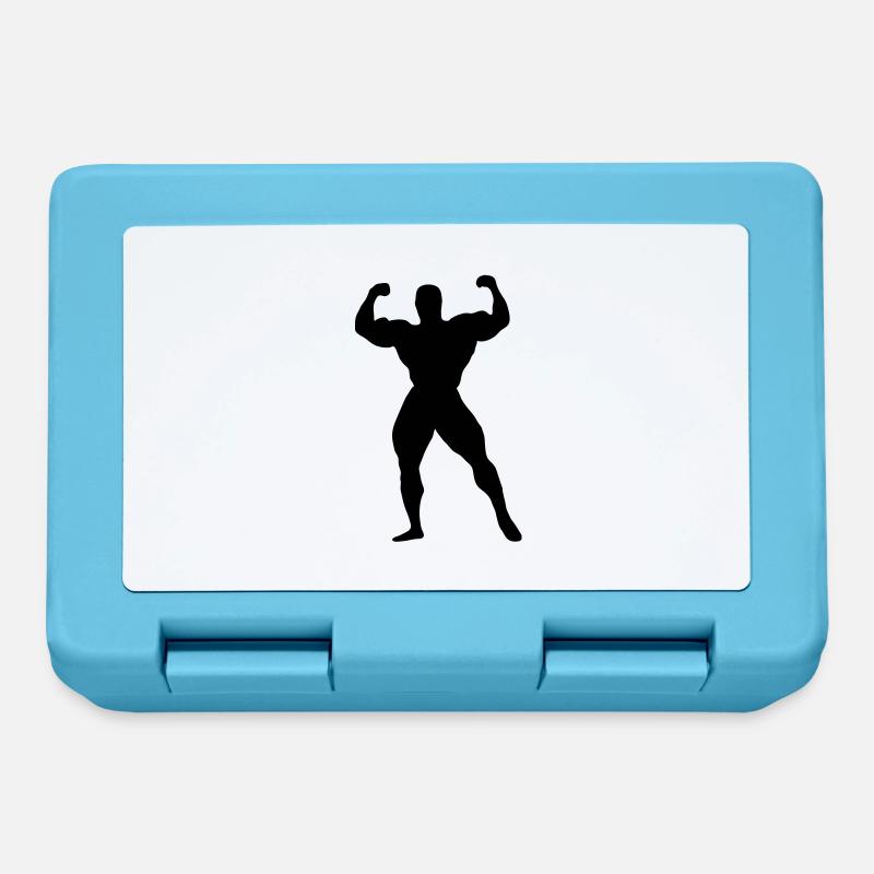 Musculation - Boîte à goûter - bleu saphir