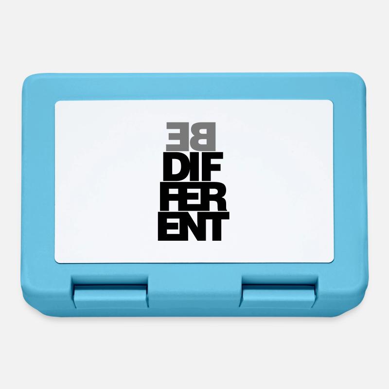 Be different - Brotdose - Saphirblau