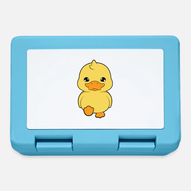 Duck Ducks - Lunchbox - sapphire blue