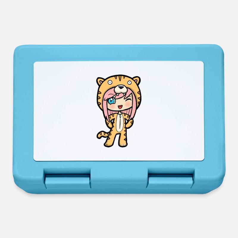 LD Tiger Lady - Lunchbox - sapphire blue