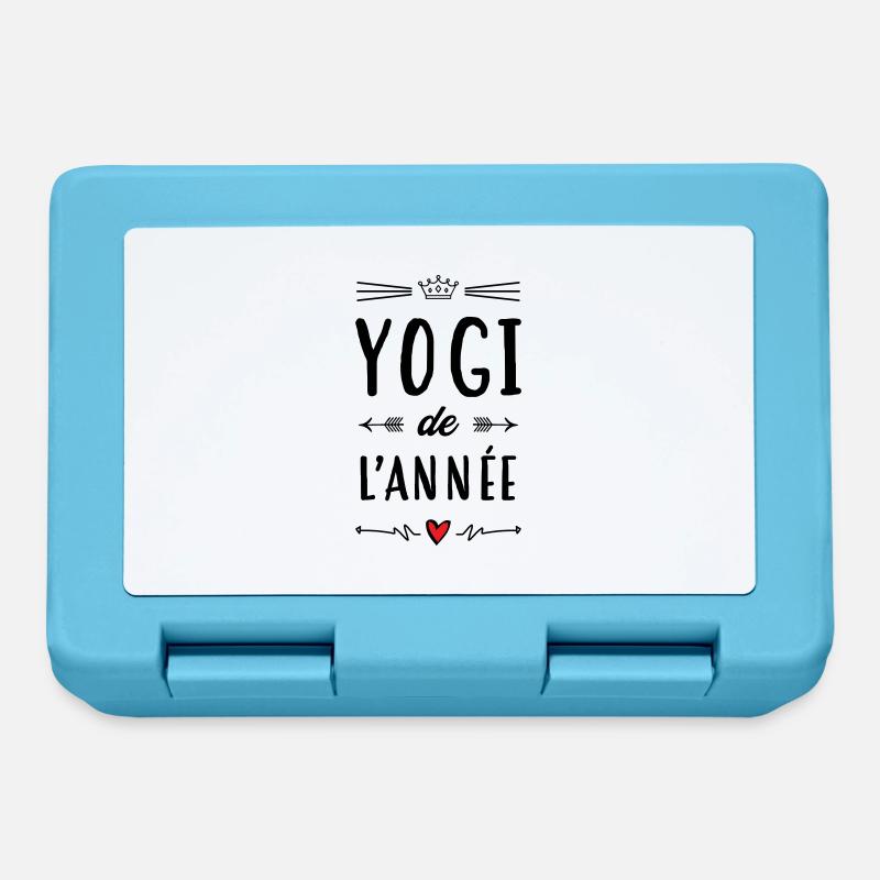 Yogi de l'année / Yoga - Boîte à goûter - bleu saphir