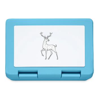 Reindeer Grace - Lunchbox - sapphire blue - Front