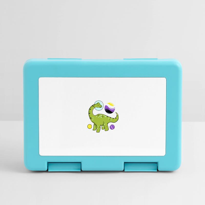 Brachiosaurus Nonbinary Pride Space Nonbinary P Lunchbox