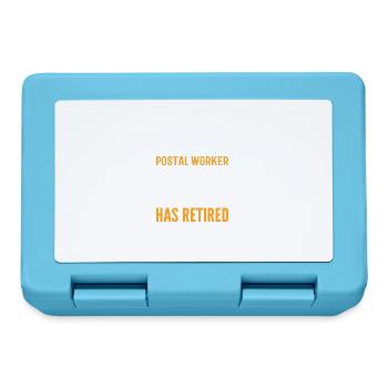 Legendary Postal Worker Pensioner Gift - Lunchbox - sapphire blue - Front