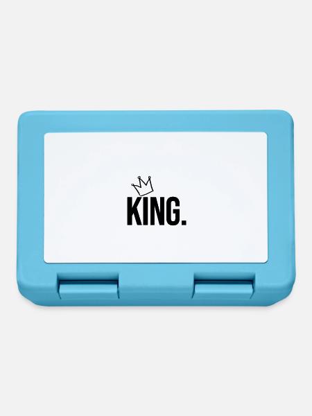king - Brotdose - Saphirblau