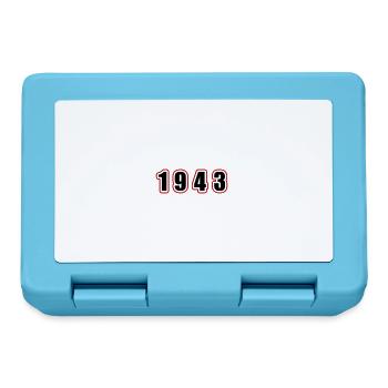 1943 Jahr Geburtstag - Brotdose - Saphirblau - Vorne