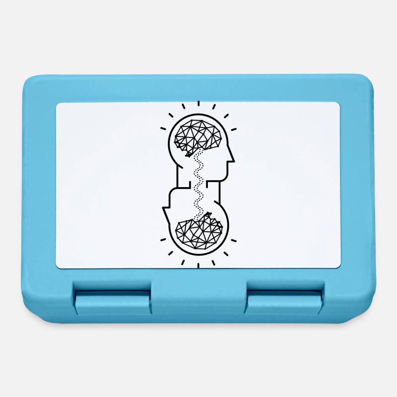 telepathy - Lunchbox - sapphire blue