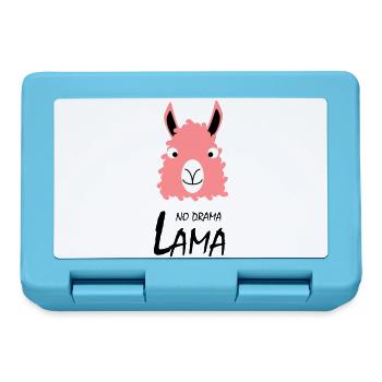 No drama Lama - Lunchbox - sapphire blue - Front
