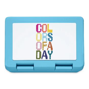 Farben des Tages - Brotdose - Saphirblau - Vorne