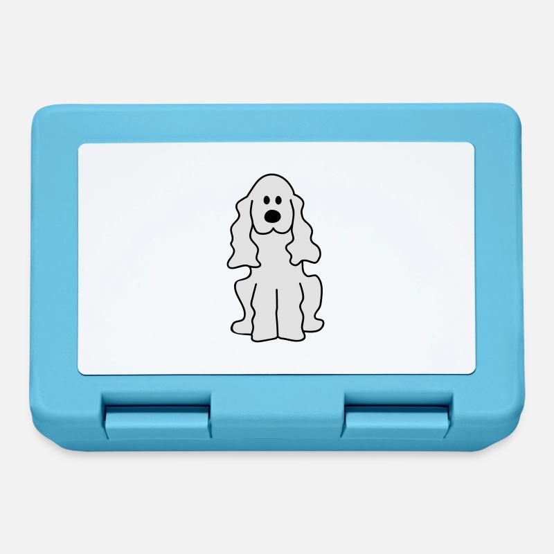 Cocker Spaniel - Lunchbox - sapphire blue