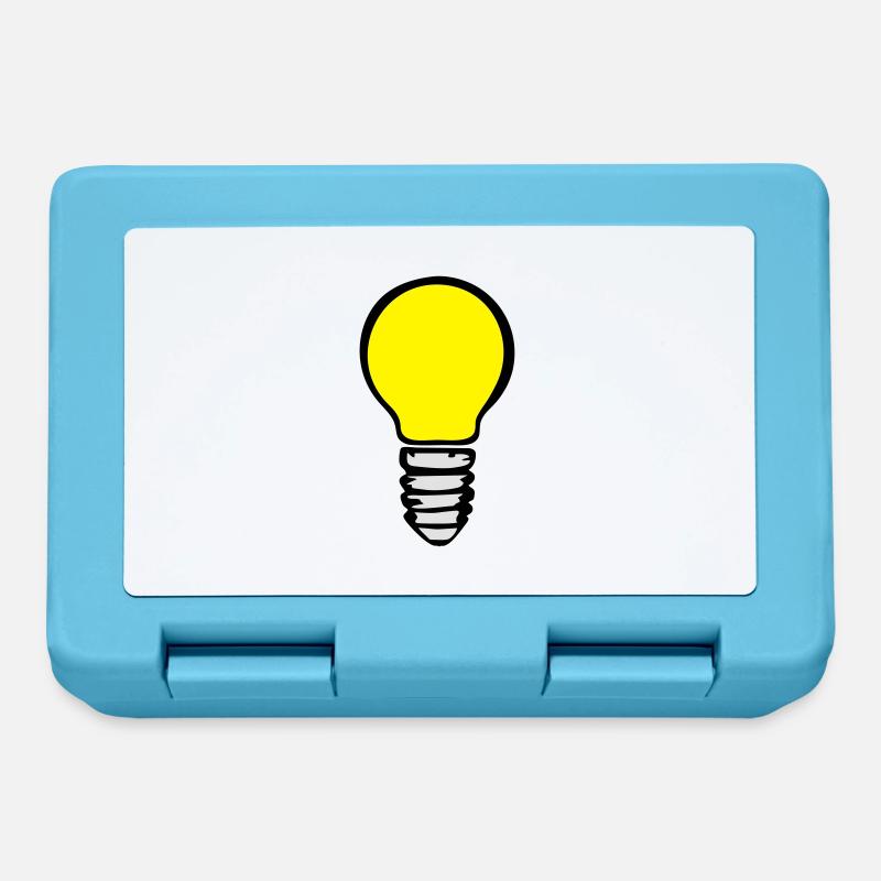 Light bulb (3 colors) - Boîte à goûter - bleu saphir