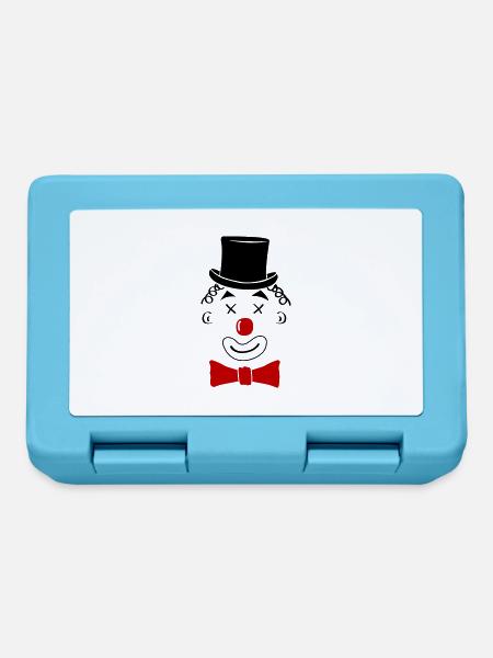 clown - Brotdose - Saphirblau