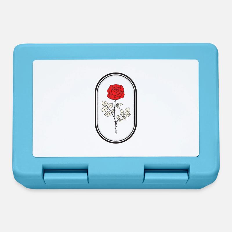 Rose Logo - Boîte à goûter - bleu saphir