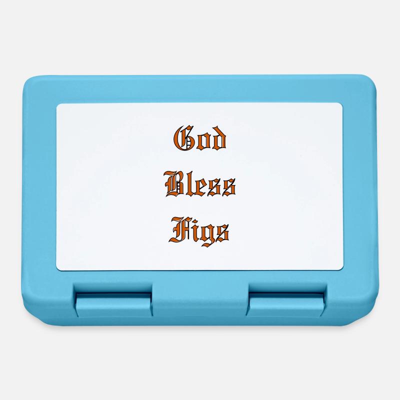 GodBlessFigs - Lunchbox - sapphire blue
