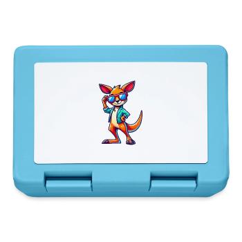 Lunettes de soleil Kangaroo Comic - Boîte à goûter - bleu saphir - Devant
