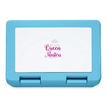 Black Queen with a Master's graduating class - Lunchbox - sapphire blue - Front