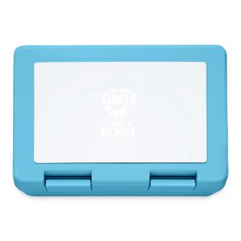 I'm not single, I have a horse - Lunchbox - sapphire blue - Front
