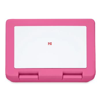 Hello Alphabet back to school before K Kindergä - Lunchbox - pink - Front
