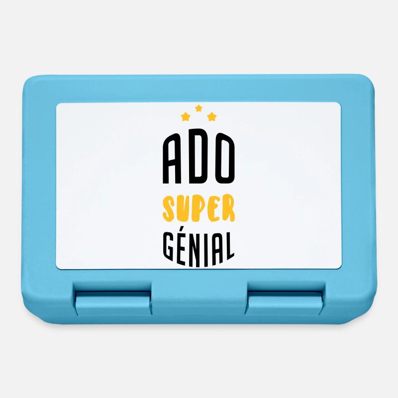 adolescent / enfant / ado / adolescente - Boîte à goûter - bleu saphir