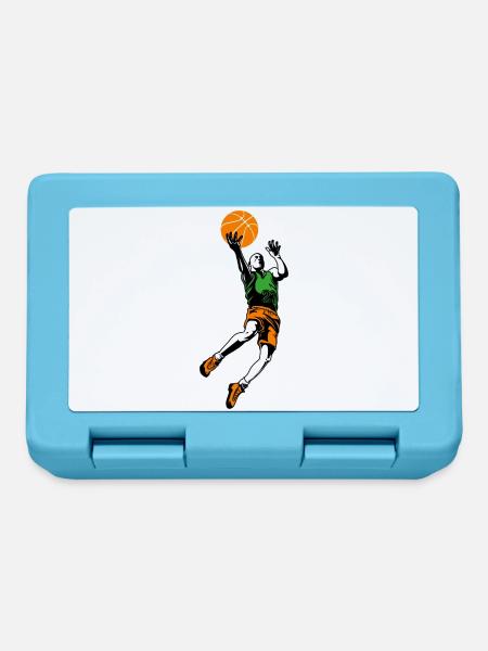 Basketball, Basketball und Basketball - Brotdose - Saphirblau