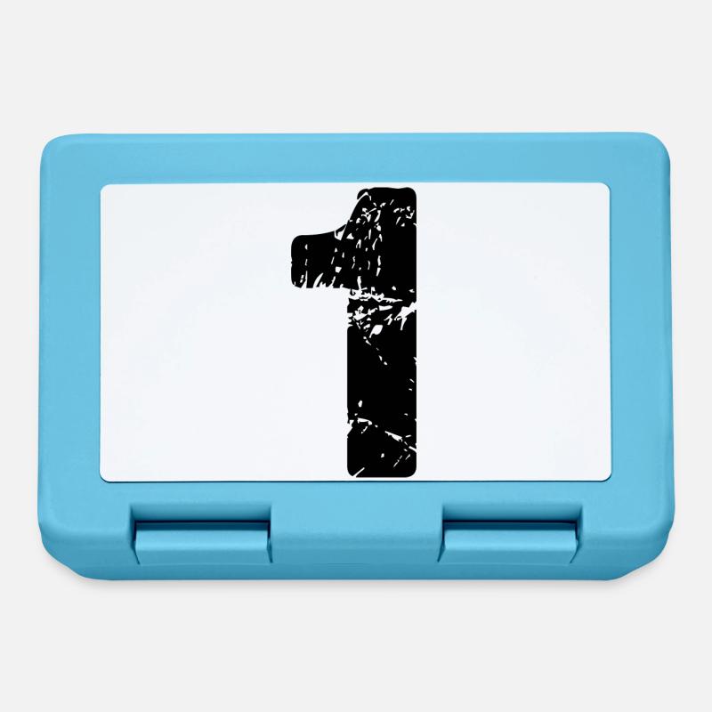 Maillot à 1 numéro - Boîte à goûter - bleu saphir