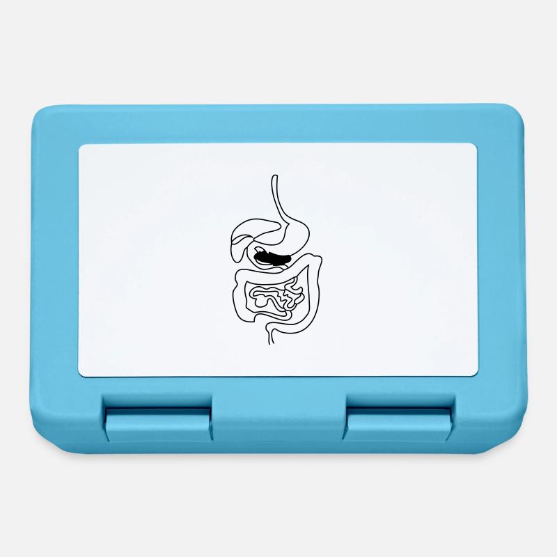 Digestive System - Boîte à goûter - bleu saphir