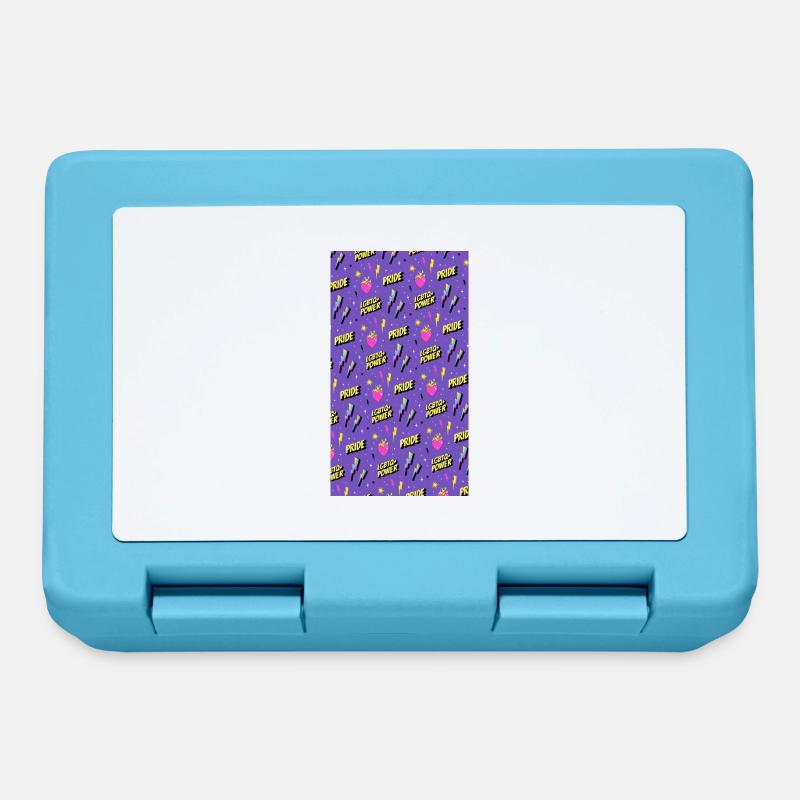LGBTIQ Pride Month Pattern - Boîte à goûter - bleu saphir