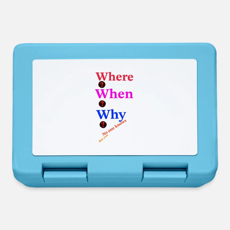 Question - Lunchbox - sapphire blue