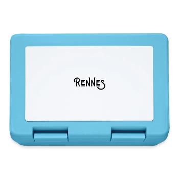 Rennes - Boîte à goûter - bleu saphir - Devant