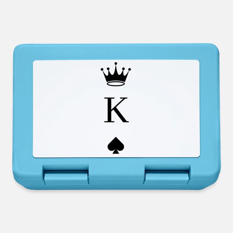 Carte à jouer Pik King - Boîte à goûter - bleu saphir