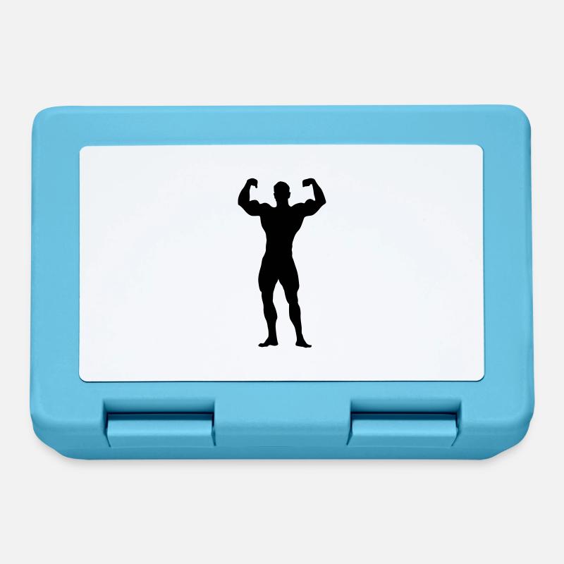 bodybuilder - Lunchbox - sapphire blue