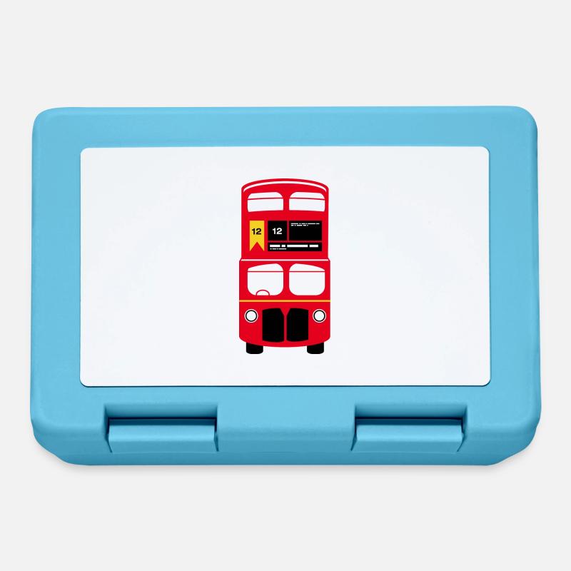 Londres Doppeldekcerbus Conception - Boîte à goûter - bleu saphir