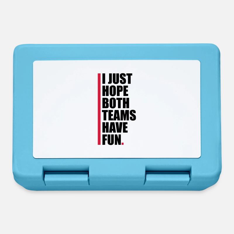 Both Teams Have Fun - Brotdose - Saphirblau