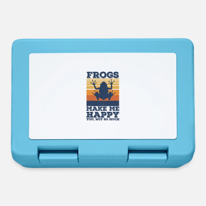 Frog - Lunchbox - sapphire blue