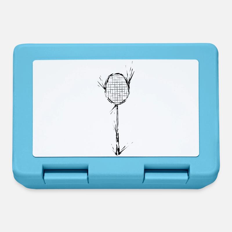 Badminton - Boîte à goûter - bleu saphir