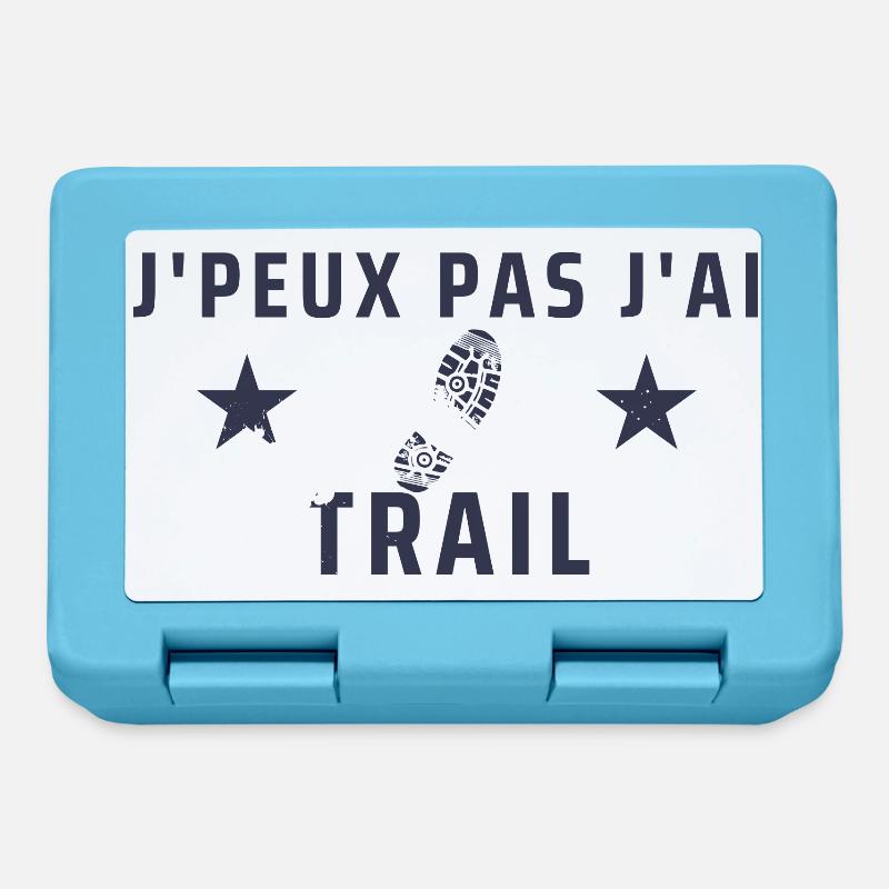 J peux pas j ai Trail - Boîte à goûter - bleu saphir
