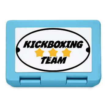 Kickboxen / Kickboxing / Kickboxer / Kick Boxing - Brotdose - Saphirblau - Vorne