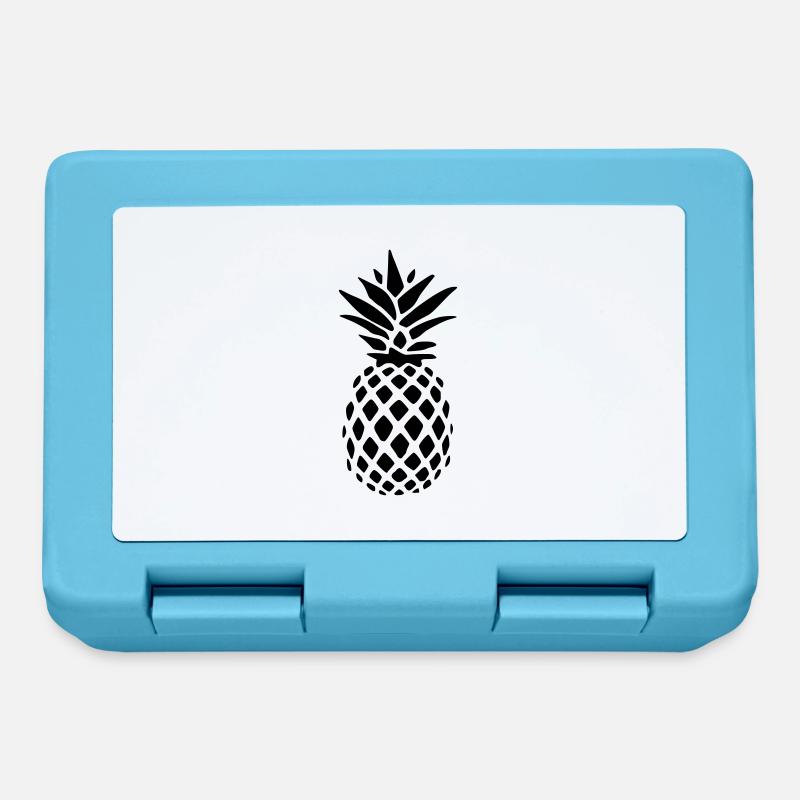 Ananas - Brotdose - Saphirblau