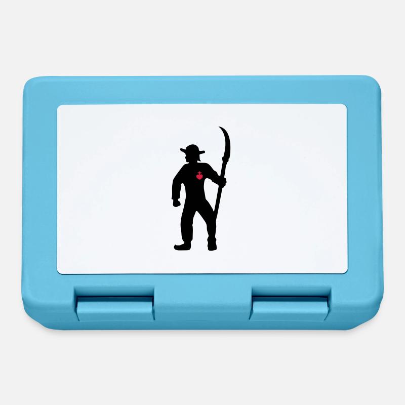dessin chouan de Vendée symbole vendéen - Boîte à goûter - bleu saphir